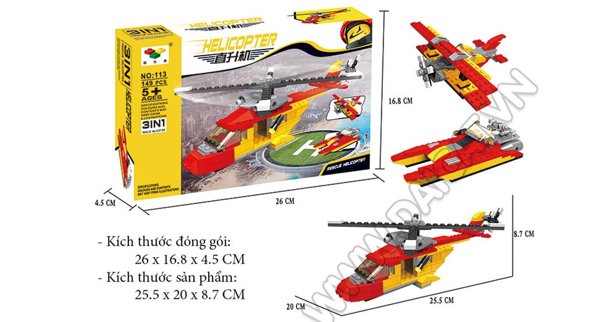 Lego máy bay - Đại Cát Store