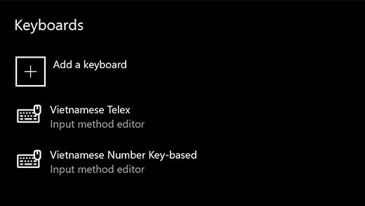 Windows 10 nay đã có sẵn bàn phím tiếng Việt!